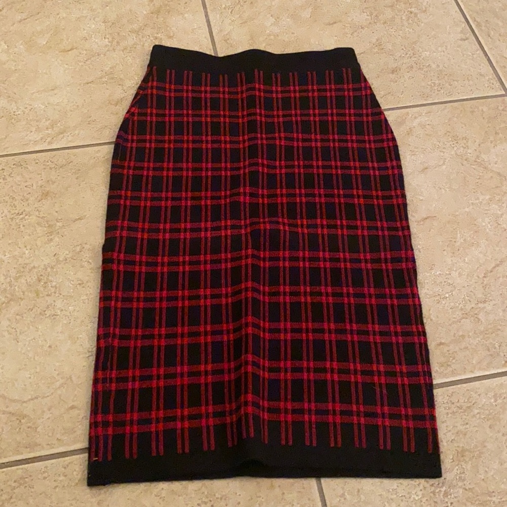 Plaid skirt